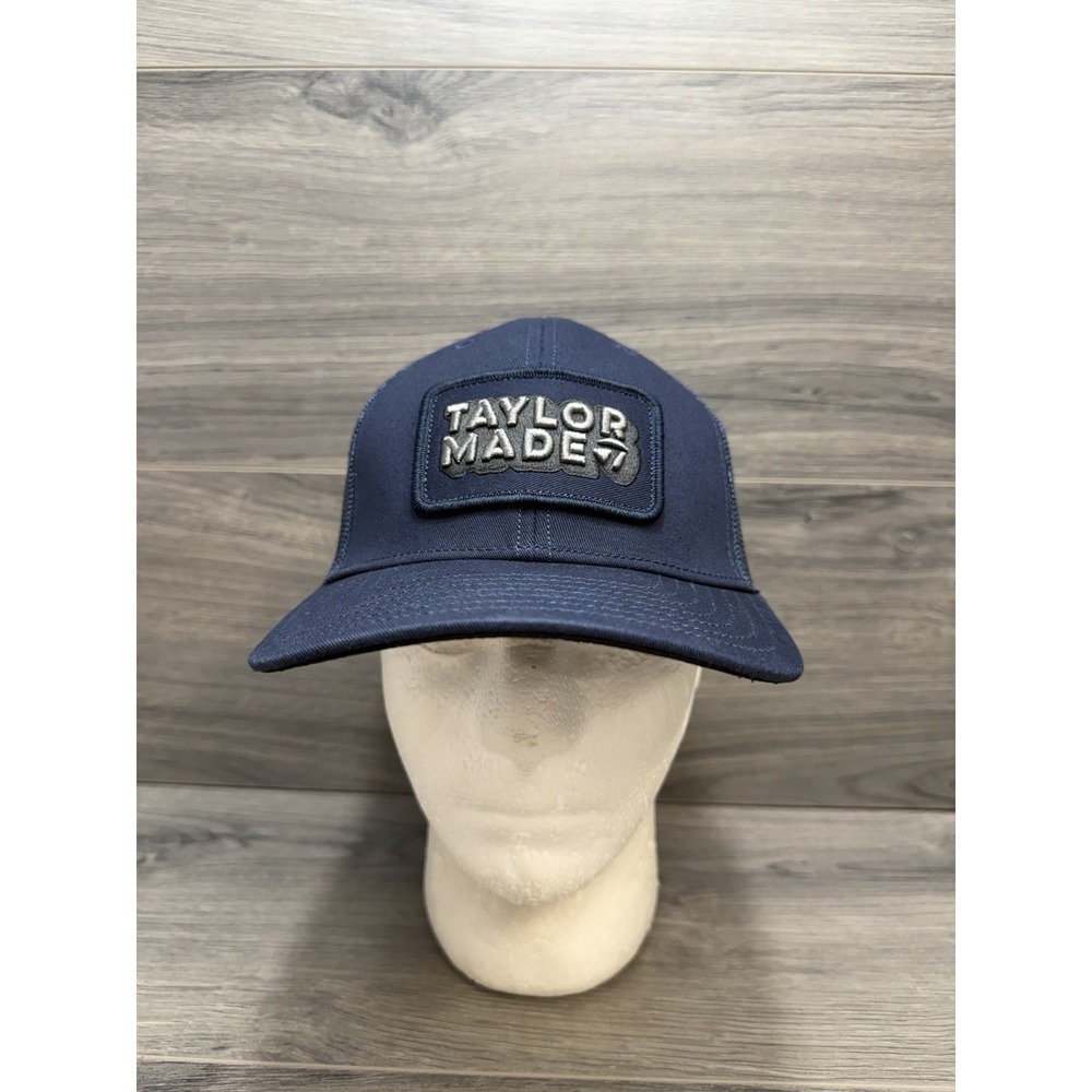 Taylor Made Ventura Retro Trucker Hat Golf Navy Blue Adjustable Sports Outdoor